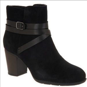 Clark’s Suede Ankle Boots Enfield Coco Booties
